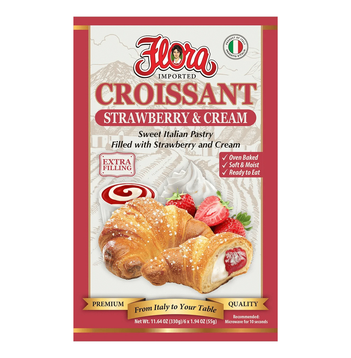 Strawberry & Cream Croissants image 0