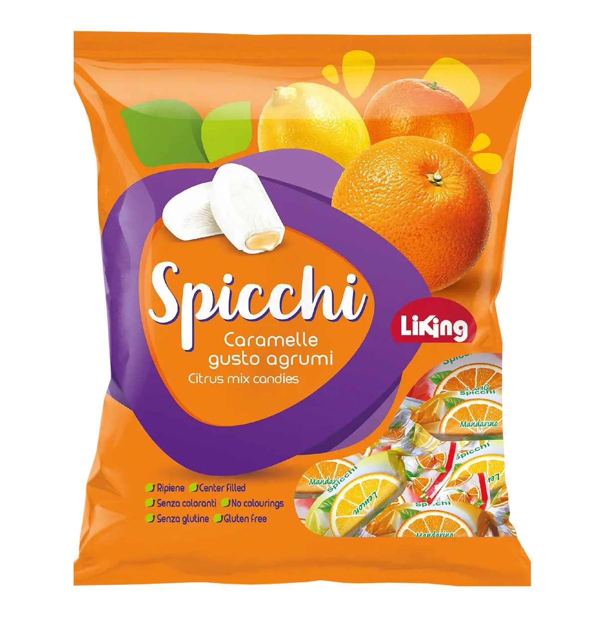LiKing Spicchi Citrus Mix Center Filled Candies image 0