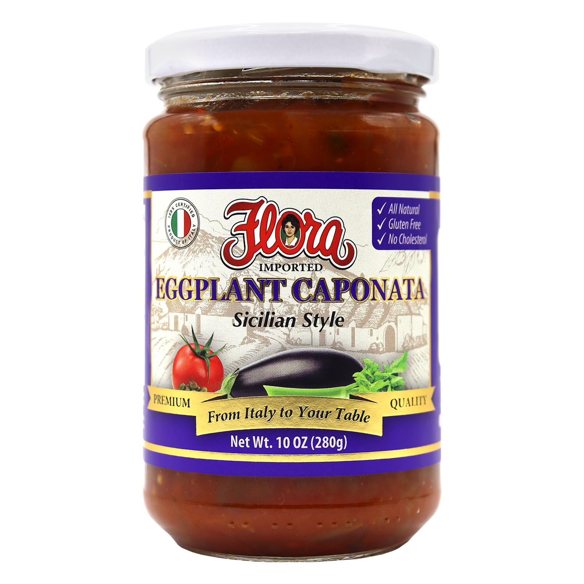 Eggplant Caponata Sicilian Style – Flora Foods