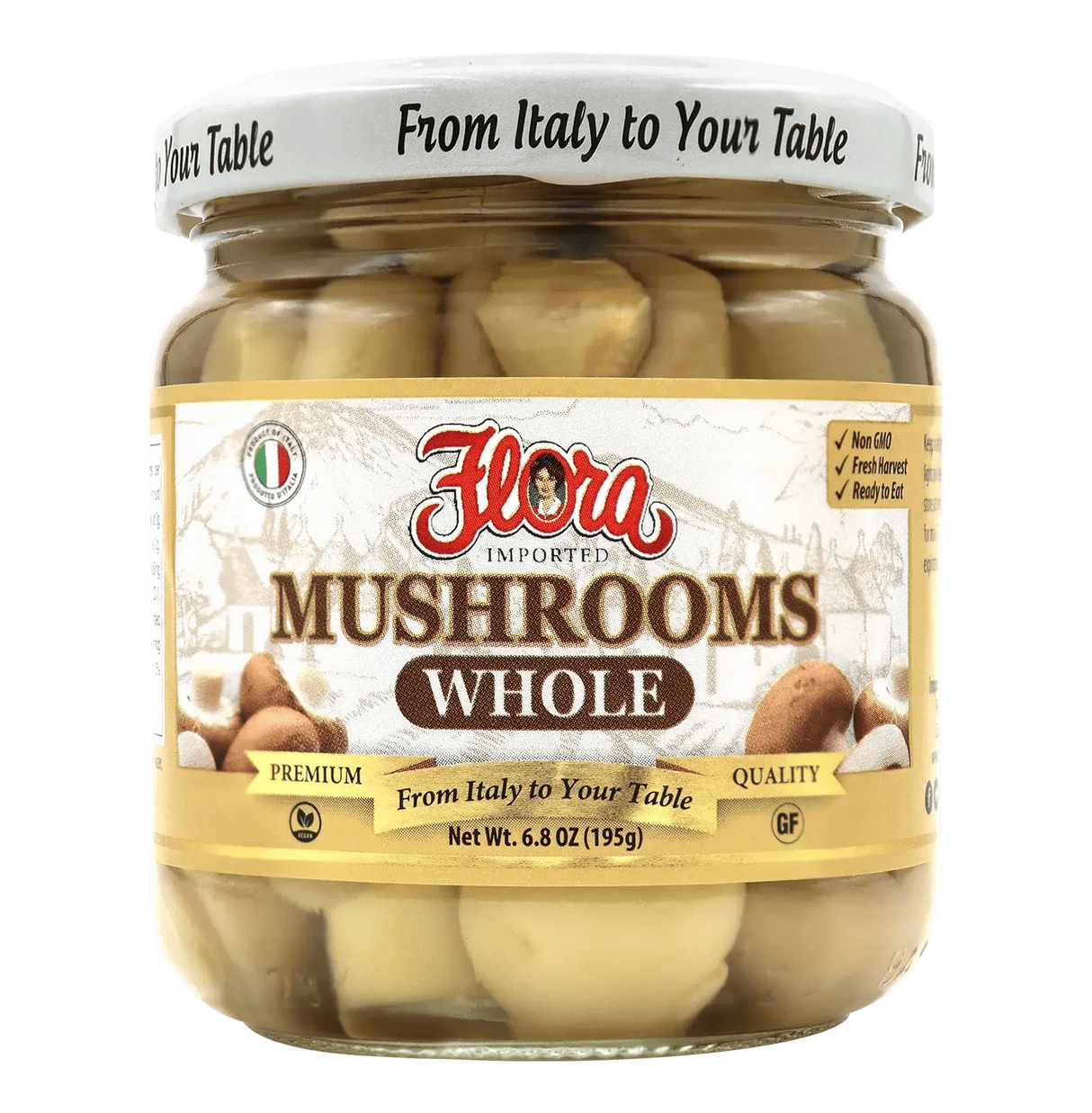 Mushrooms Natural Whole In Water image 0