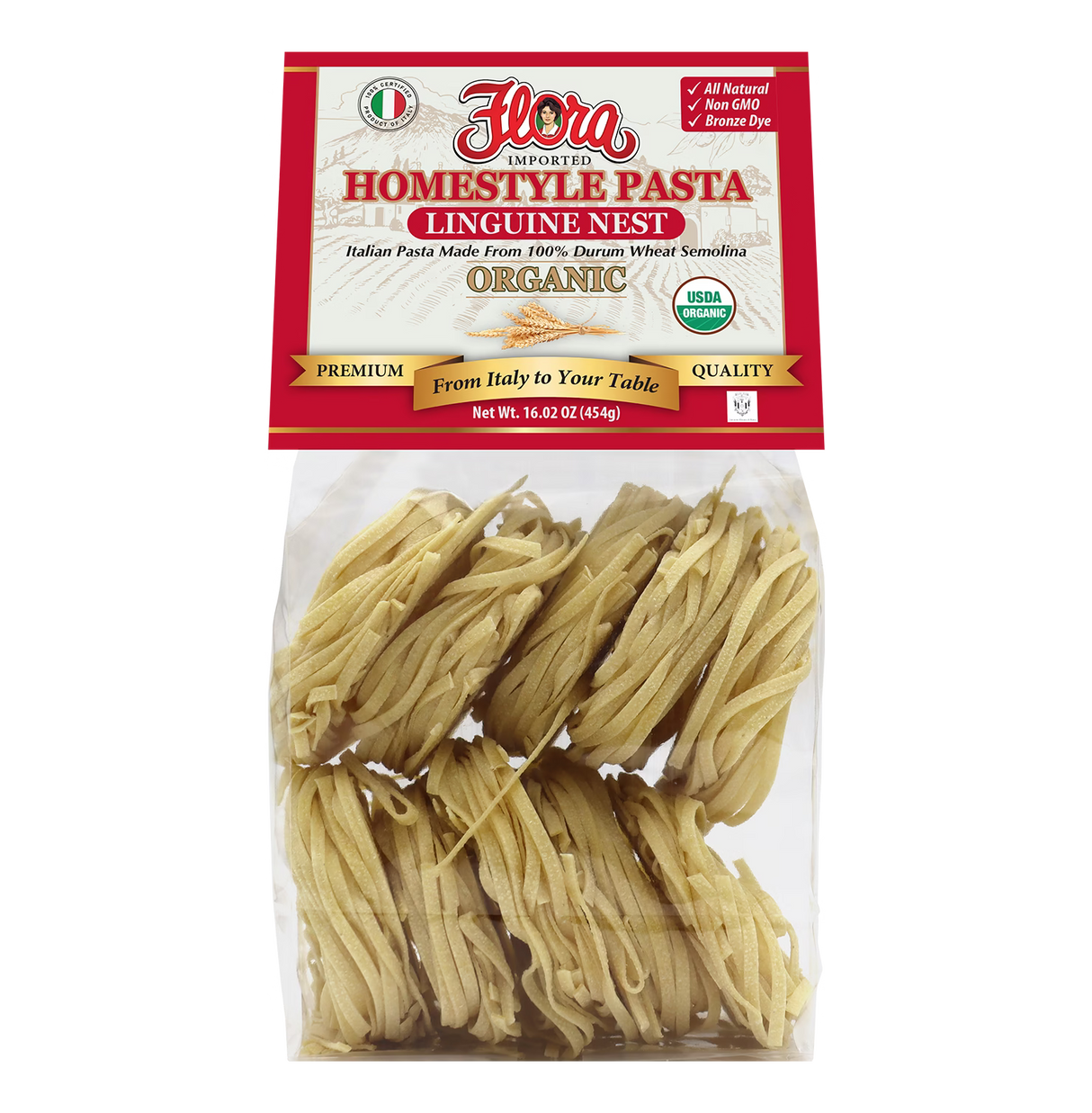 Organic Homestyle Linguine Nest image 0
