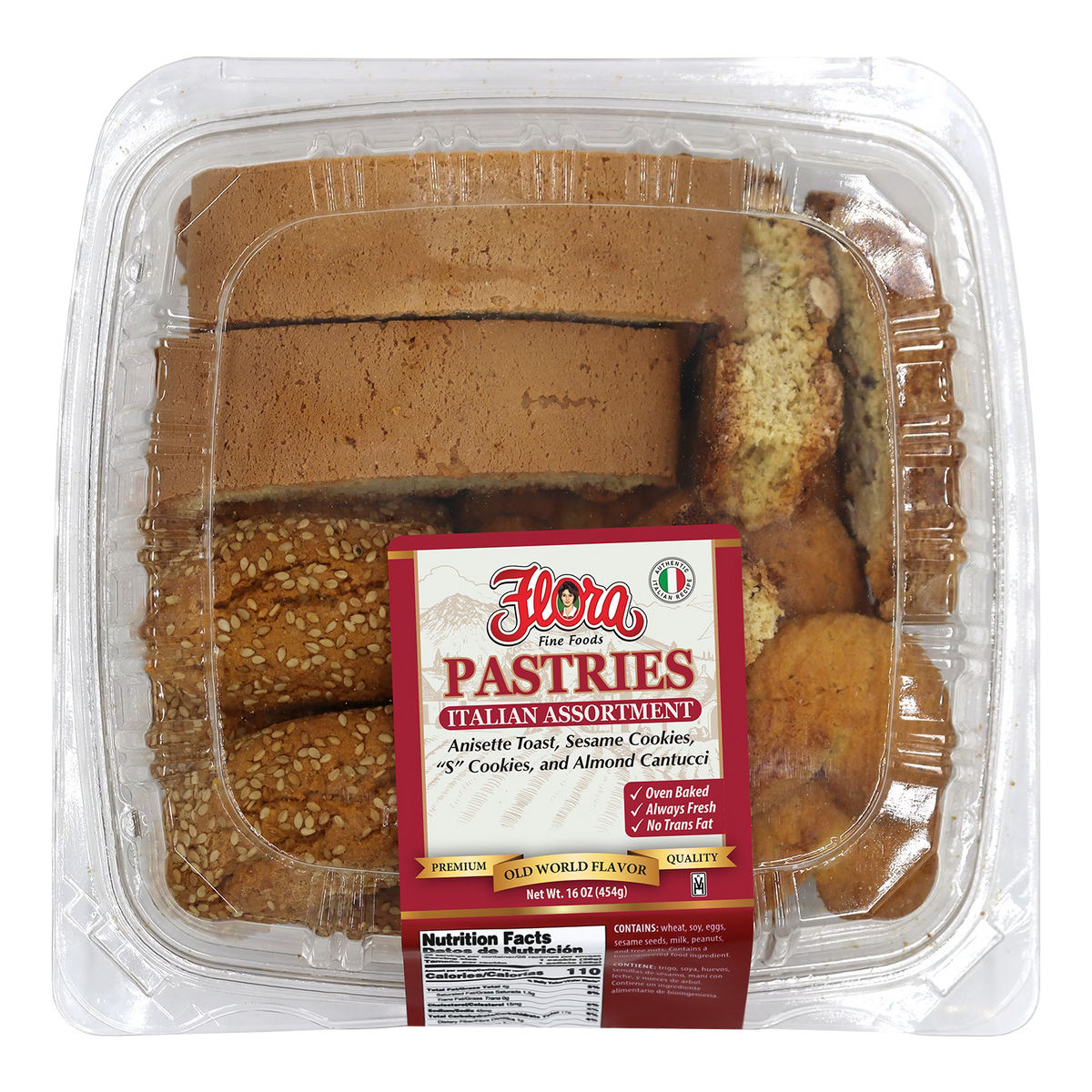 Italian Assortment - Anisette Toast, Sesame Cookies, S Cookies
