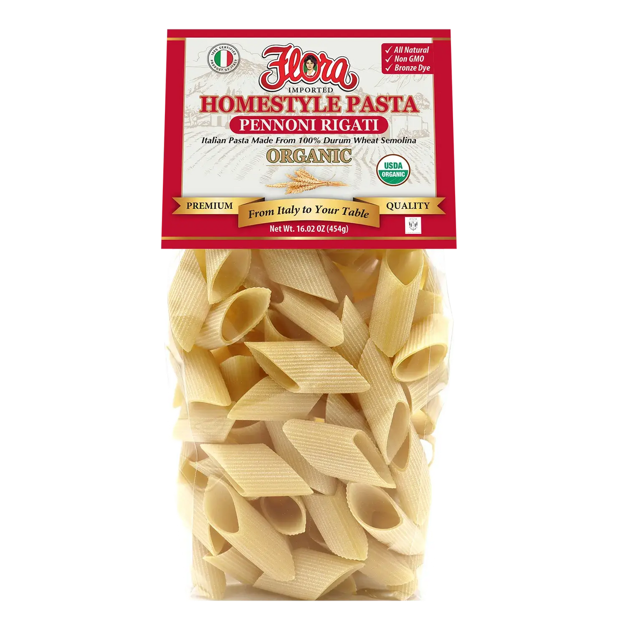 Organic Homestyle Pennoni Rigati image 0