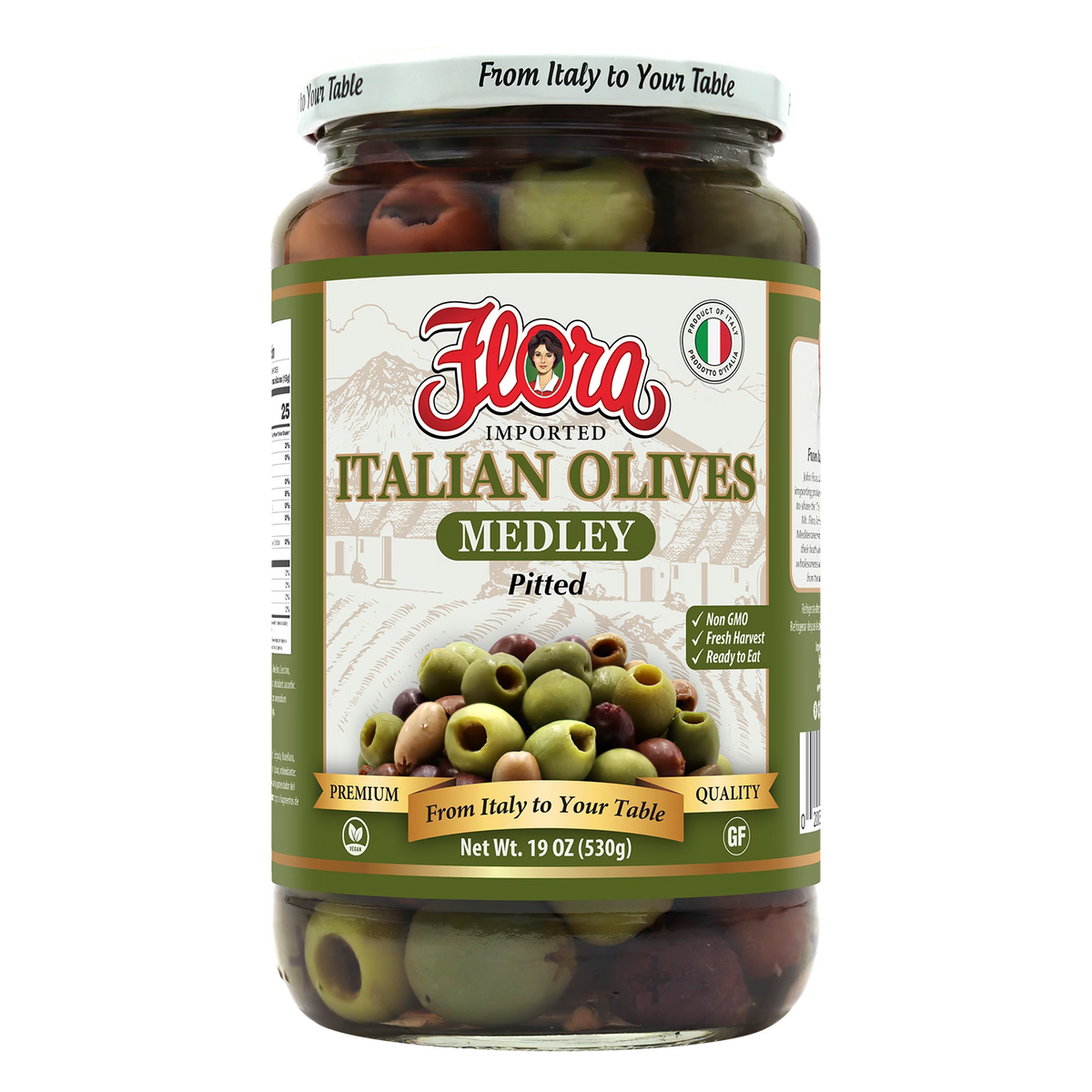 Italian Olives Medley Pitted – Flora Foods