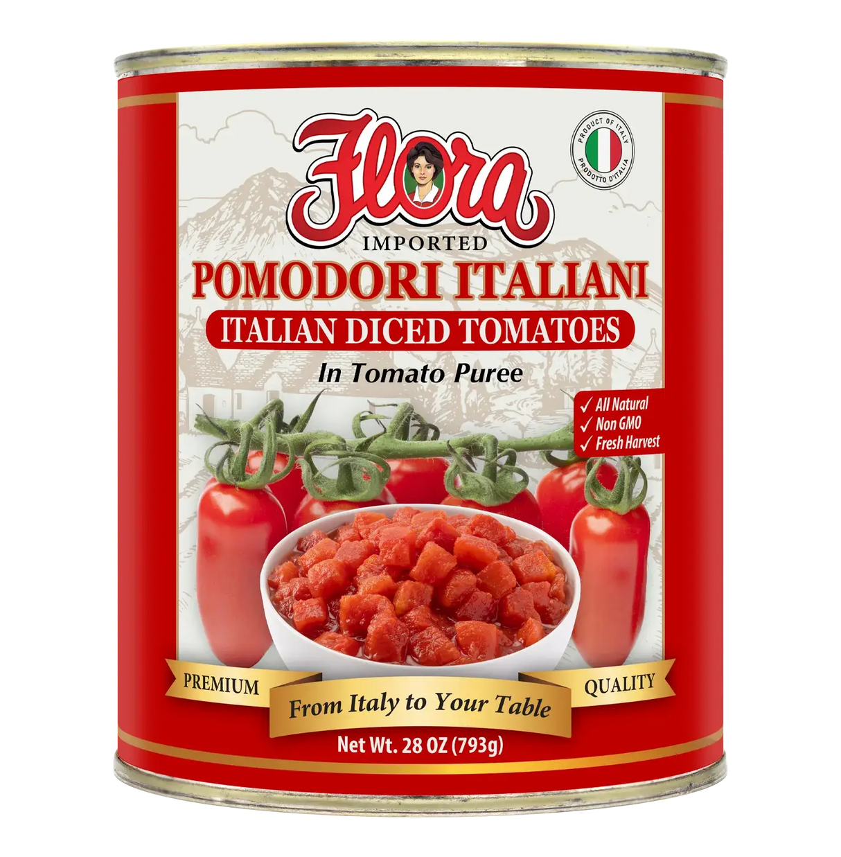 Italian Petite Diced Tomatoes - 28oz image 0