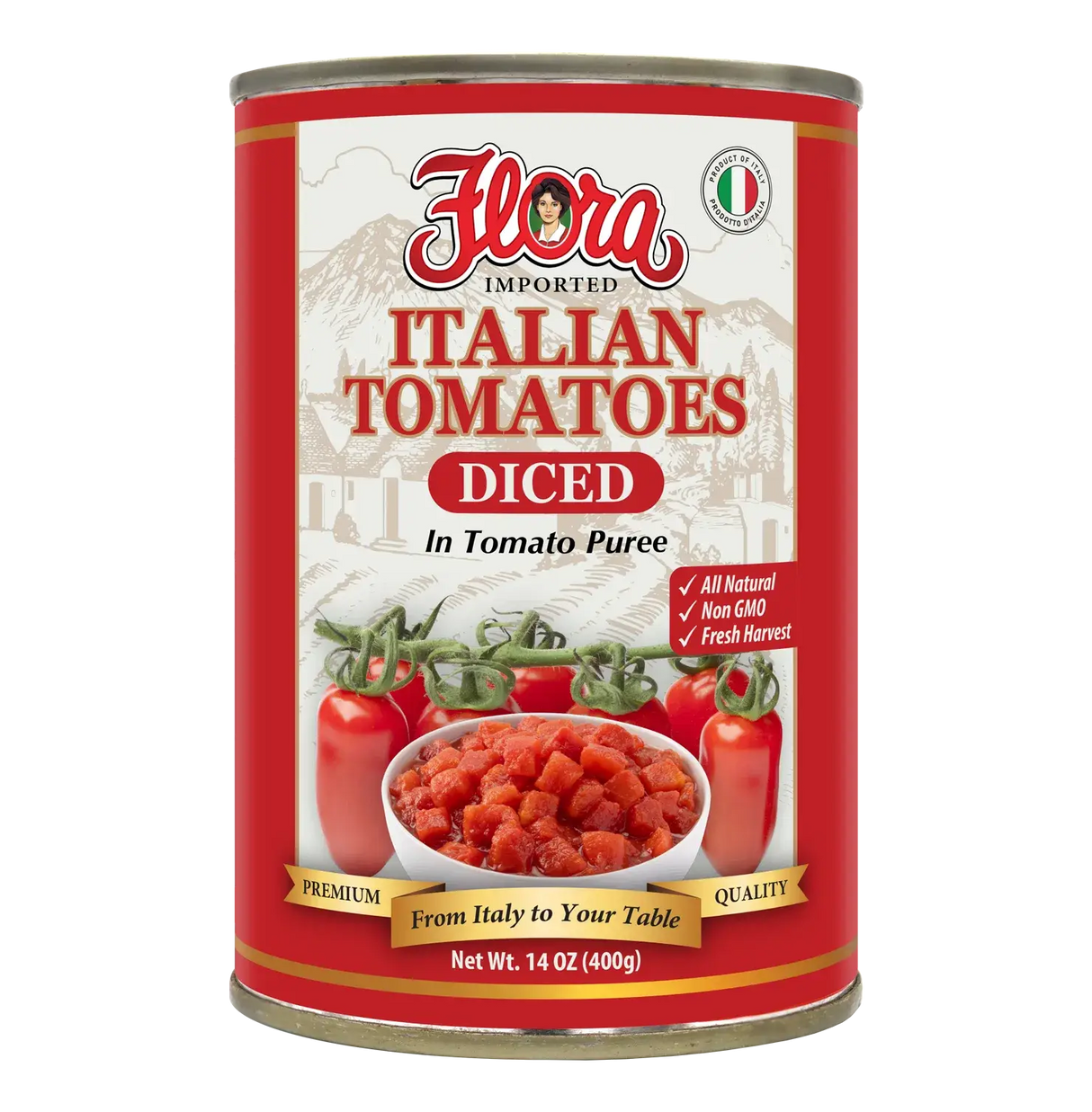 Italian Petite Diced Tomatoes - 14oz image 0