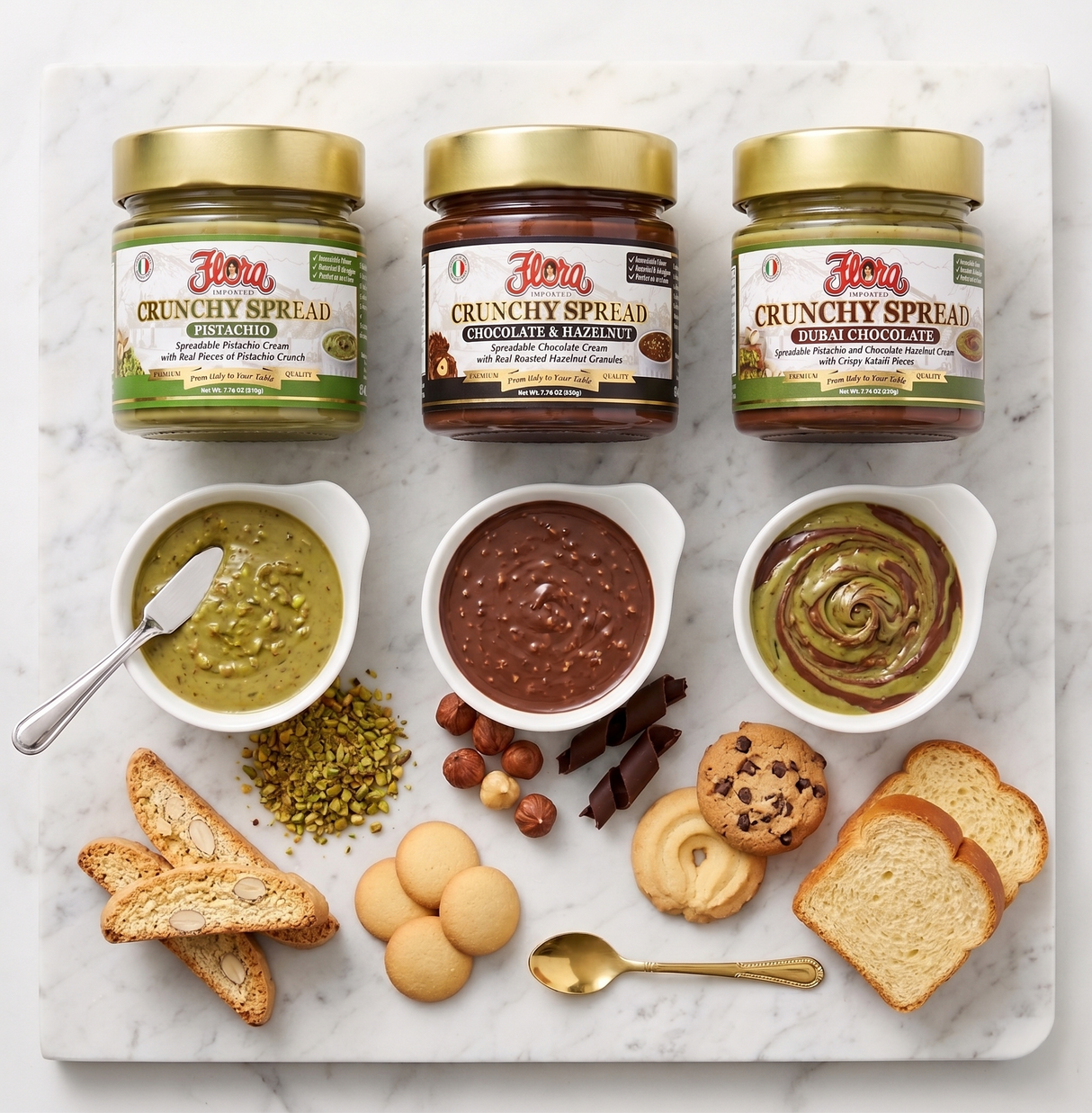 Crunchy Spread Trio