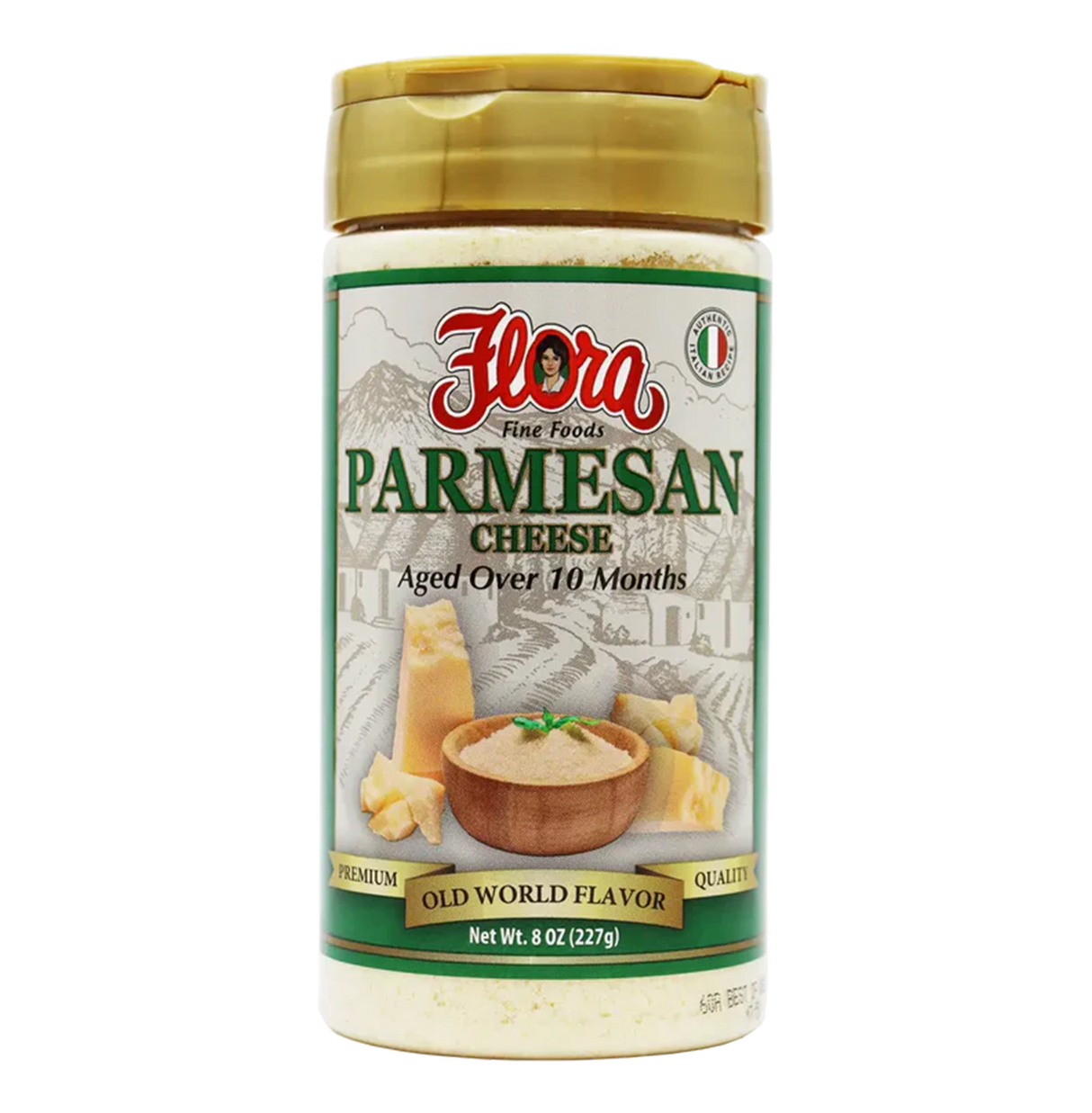 Parmesan Cheese Grated - Aged Over 10 Months - 8 oz