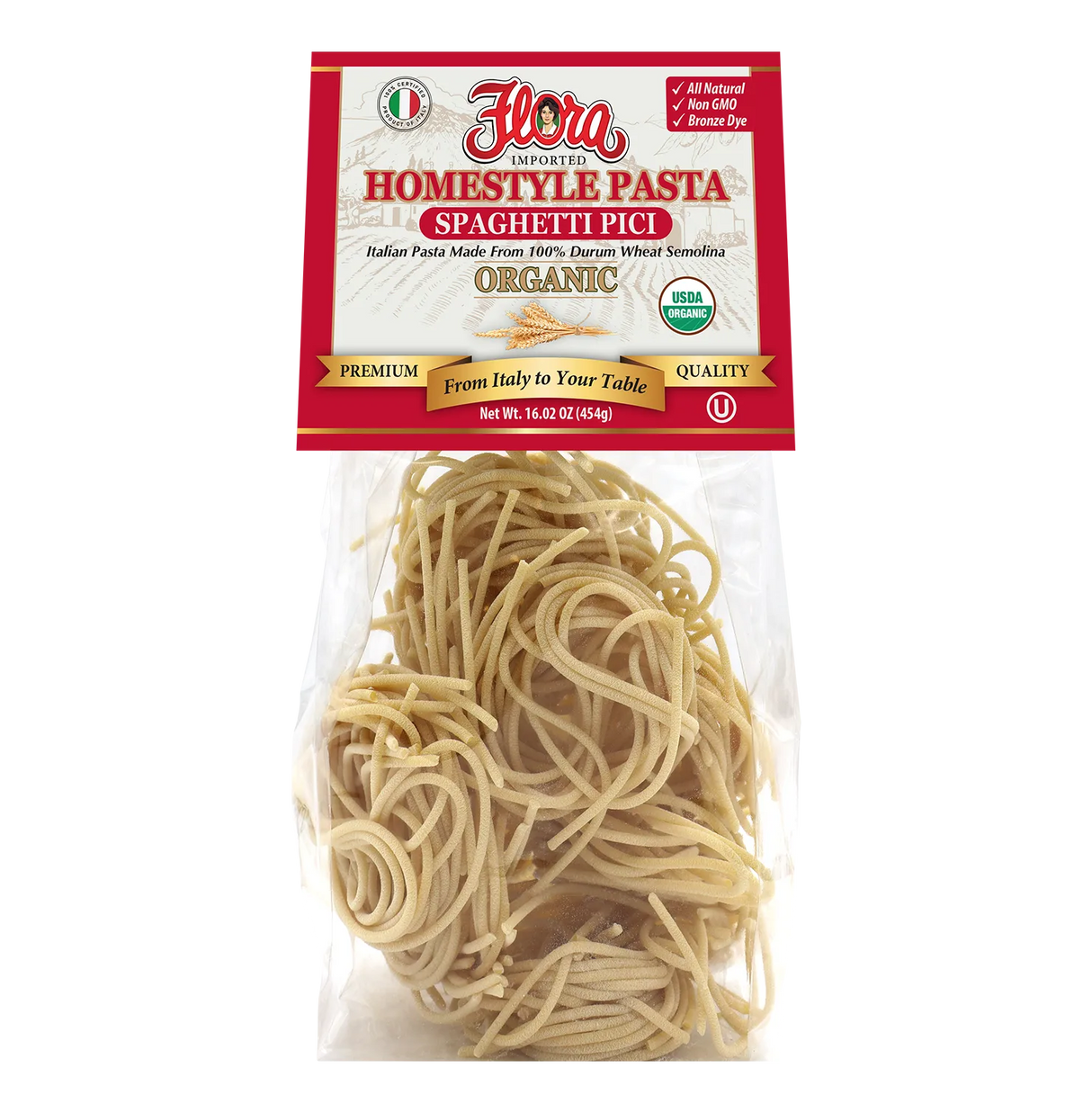 Organic Homestyle Spaghetti Pici image 0