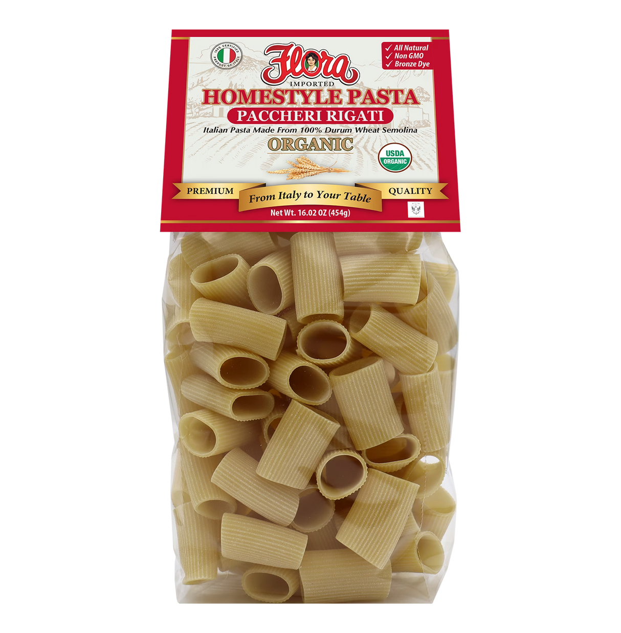 Organic Homestyle Paccheri Rigati image 0