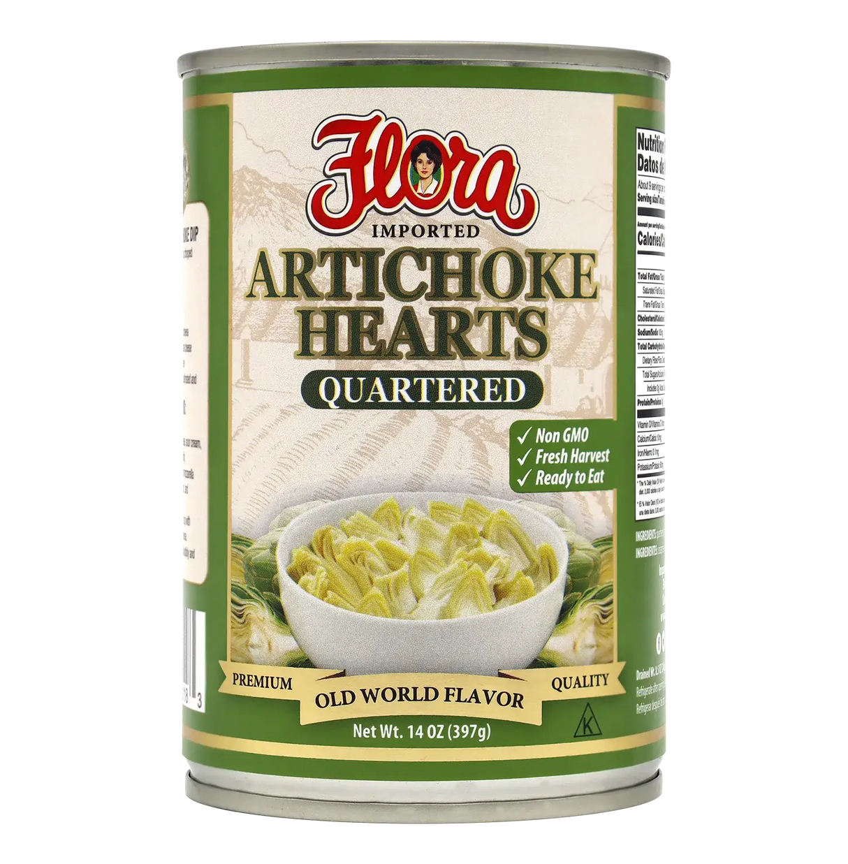 Artichoke Quarters in Brine - 14oz image 0