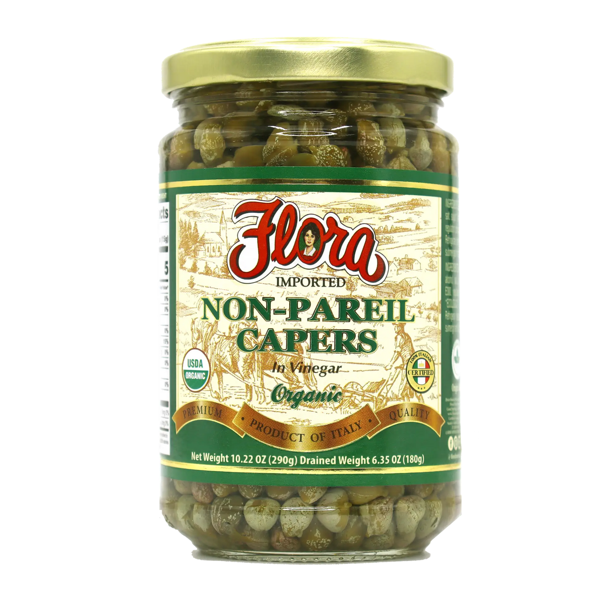 Non-Pareil Capers – Imported in Vinegar - 10oz image 0