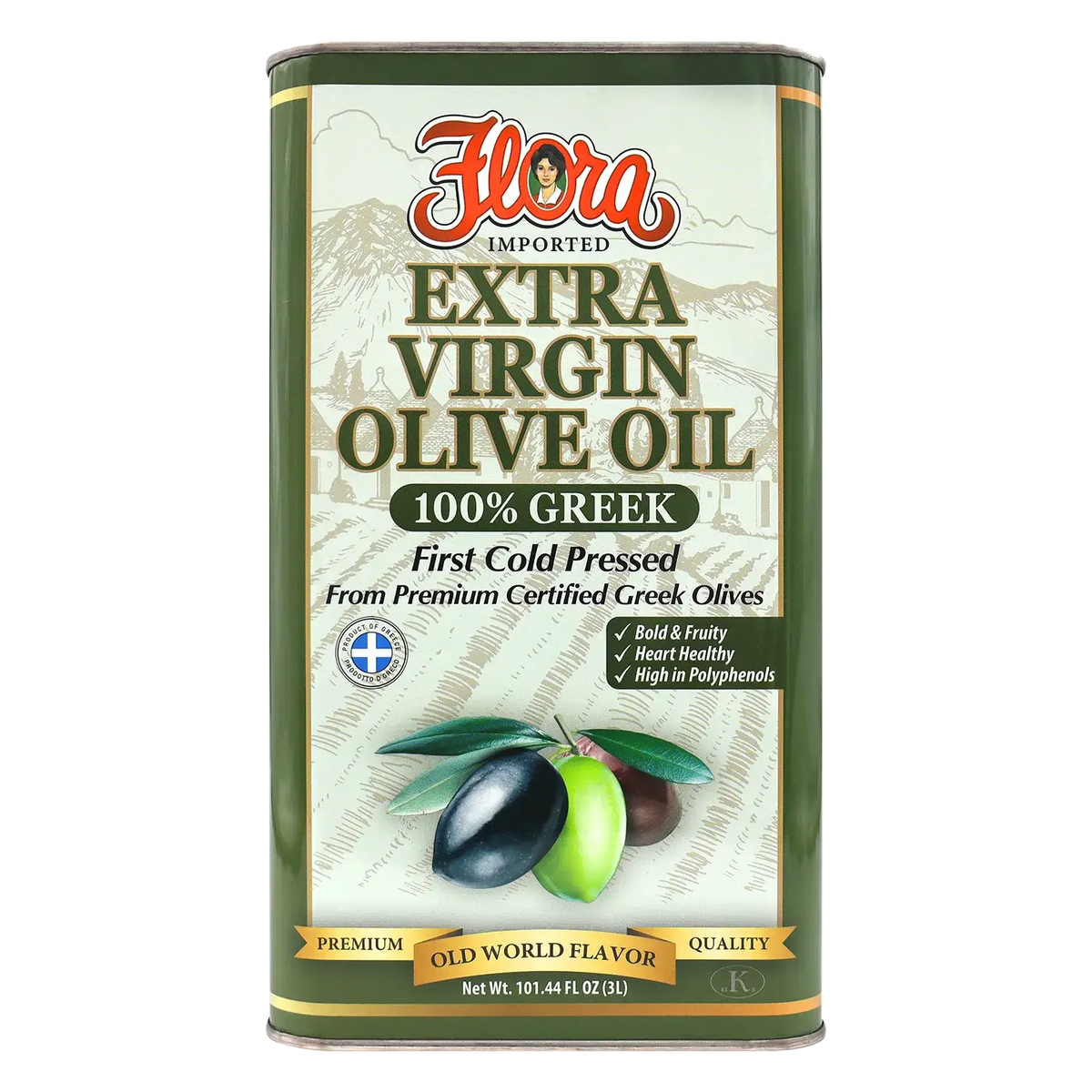 Greek Extra Virgin Olive Oil from Koroneiki Olives - First Cold