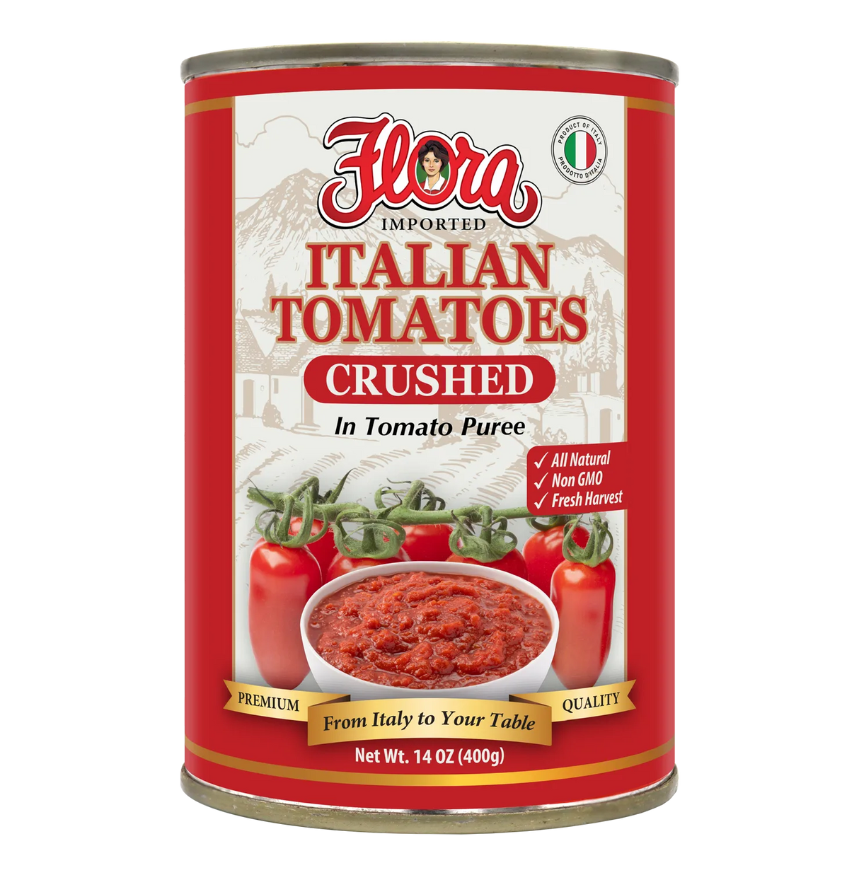 Italian Crushed Tomatoes - 14oz image 0
