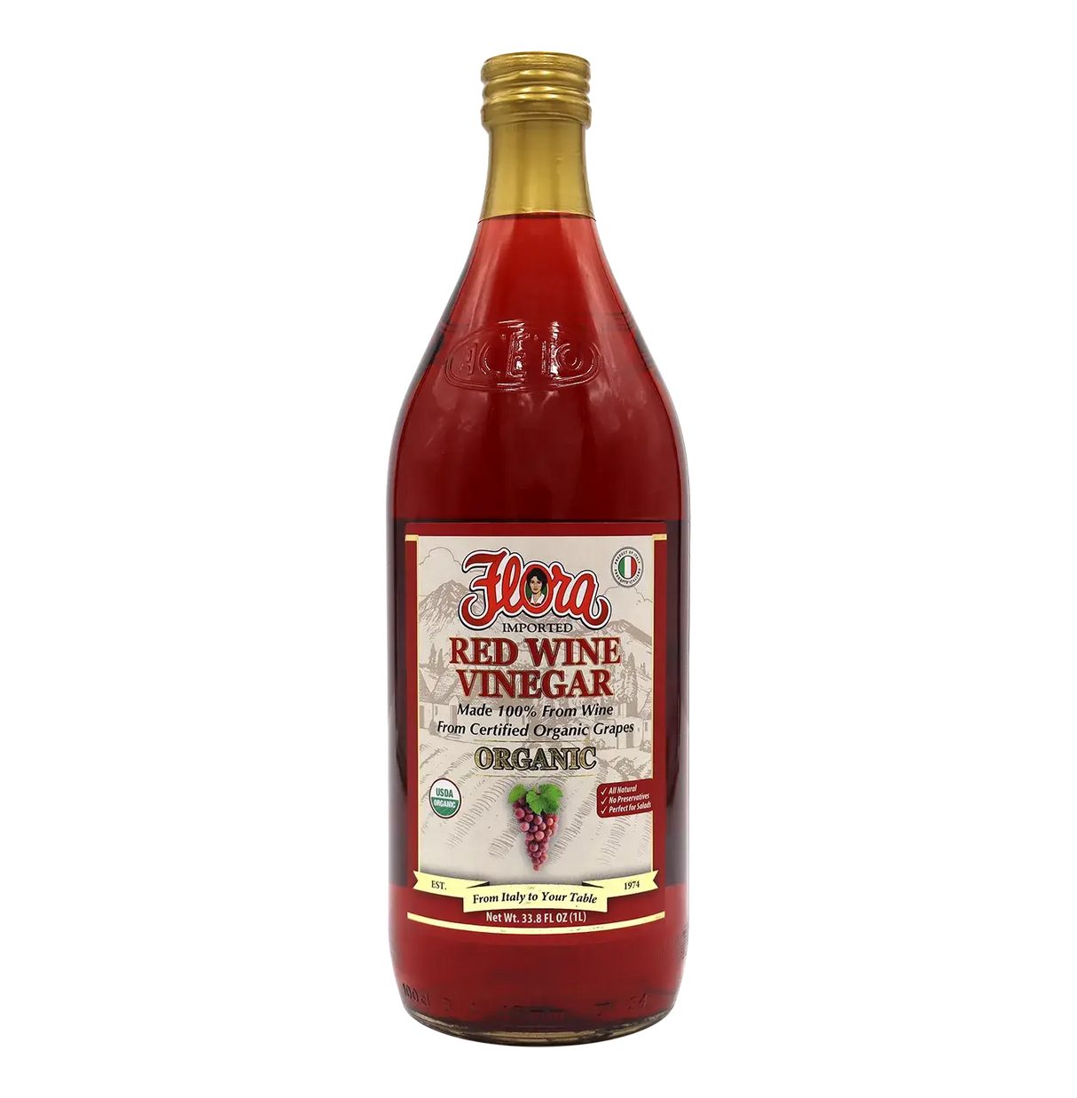 Organic Red Wine Vinegar - 34oz image 0