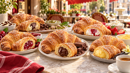 Italian Croissant Café Assortment — Italian serving inspiration
