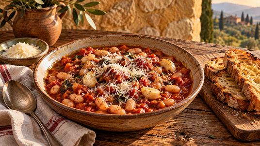Tuscan Cannellini & Toast Supper Kit — finished recipe serving suggestion