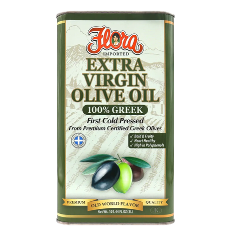 Greek Extra Virgin Olive Oil from Koroneiki Olives - First Cold Pressed - 3L image 0