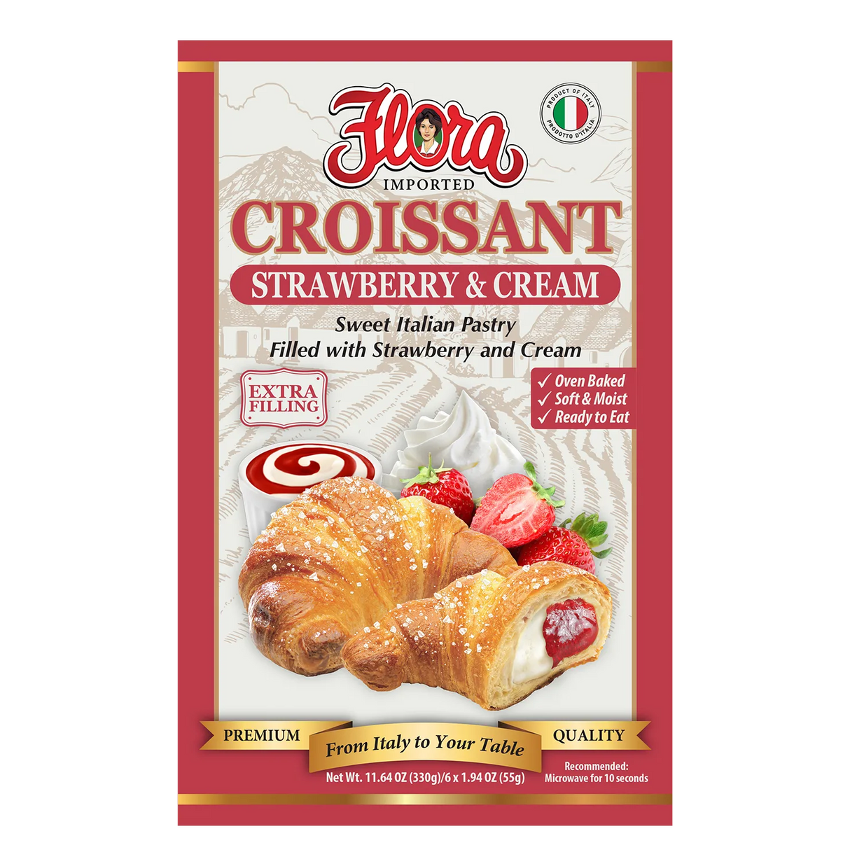 Strawberry & Cream Croissants image 0
