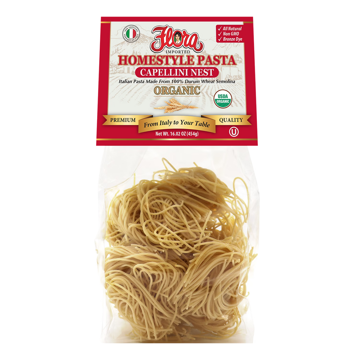 Organic Homestyle Capellini Nest image 0