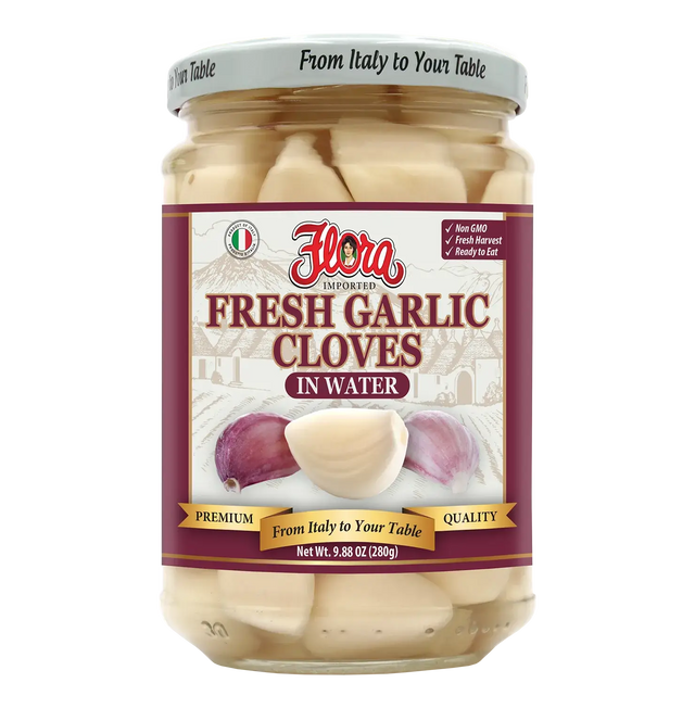 Fresh Garlic Cloves in Water image 0