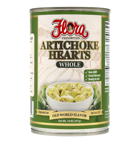 Artichoke Hearts Whole in Brine - 14oz image 0