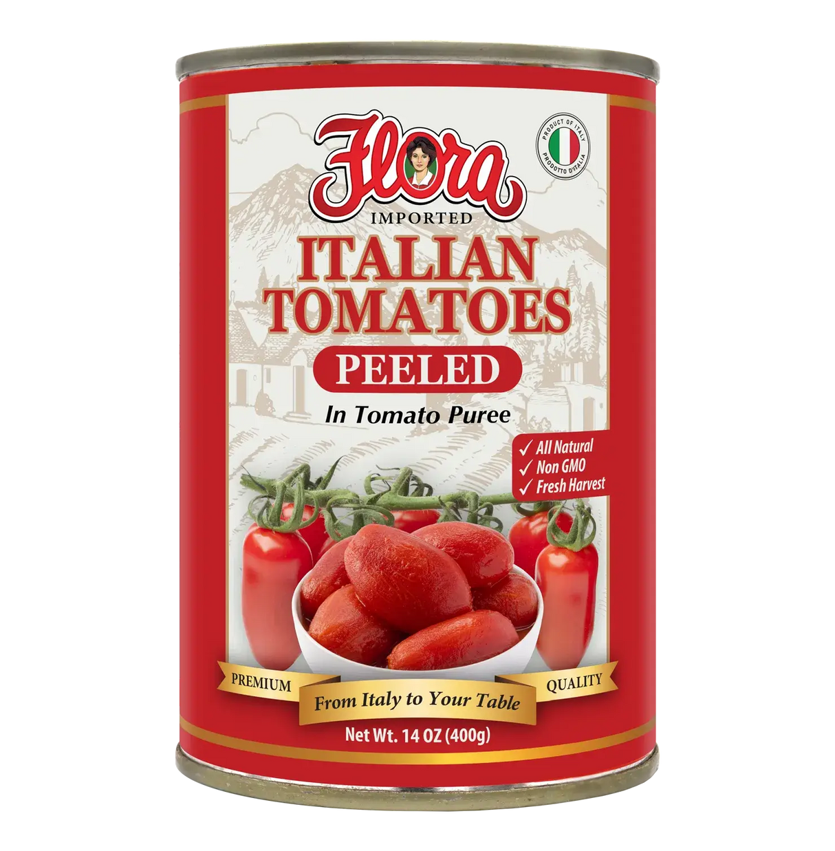 TOMATO　おまとめ商品 Italian Peeled Tomatoes - 14oz – Flora Foods