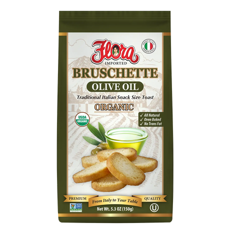 Organic Bruschette Mini Toasts - Olive Oil image 0