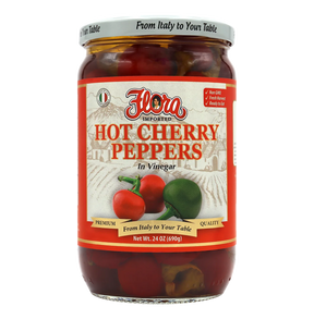 Whole Hot Cherry Peppers Red &amp; Green 24.3 Oz - 24.3oz image 0
