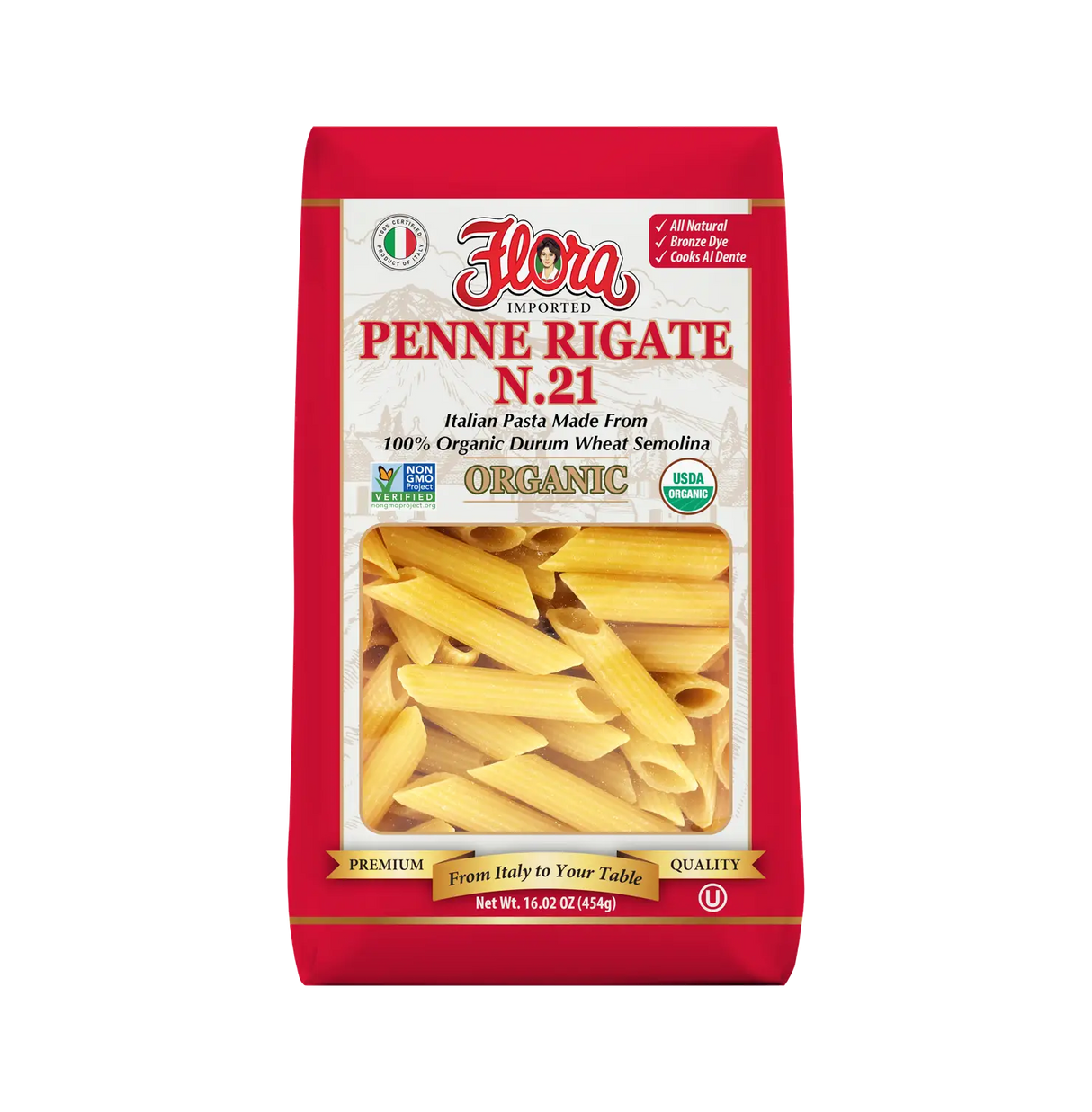 Italian Organic Penne Rigate #21 image 0