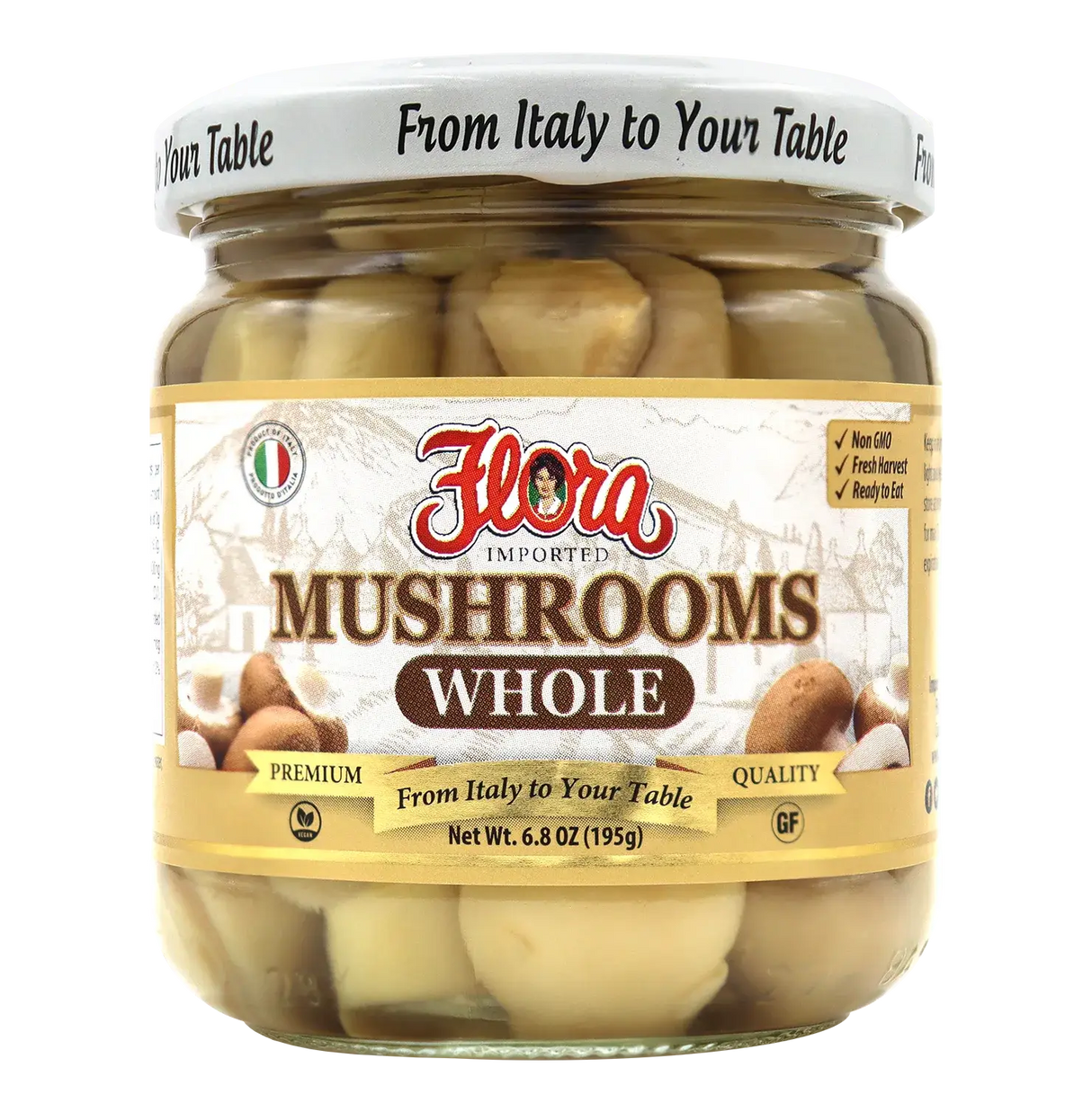 Mushrooms Natural Whole In Water image 0