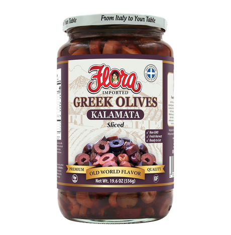 Greek Sliced Kalamata Olives image 0