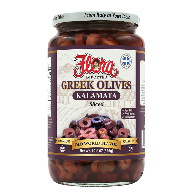 Greek Sliced Kalamata Olives image 0