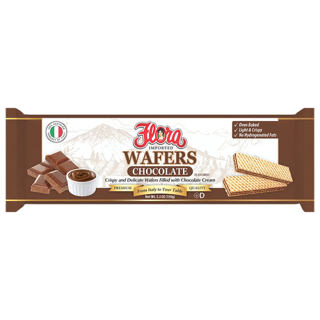 Chocolate Wafers ‚Äì Crispy Italian Cookies image 0