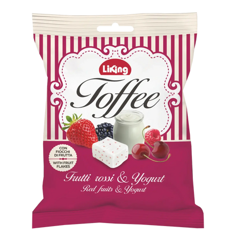 LiKing Toffee Frutti Rossi & Yogurt ‚Äì Red Fruits & Yogurt image 0