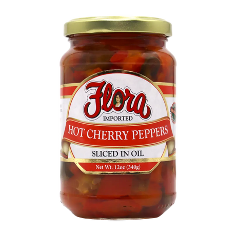 Hot Cherry Peppers Sliced In Oil image 0