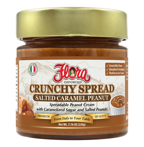Salted Caramel Peanut Crunchy Spread - 7.76oz image 0