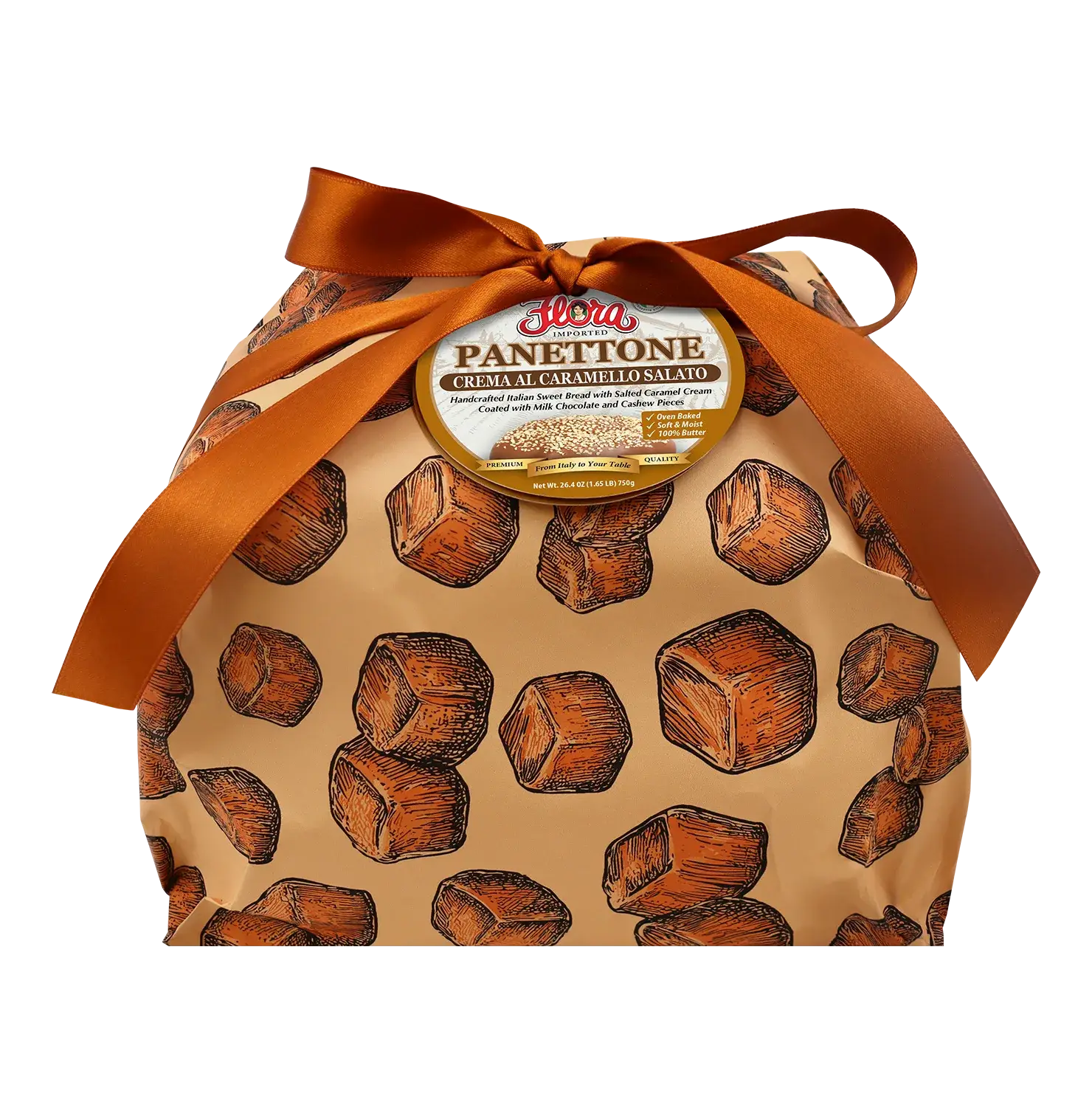 【Panettone 】Traditional Weatherwear Handmade Panettone - Salted Caramel – Flora Foods
