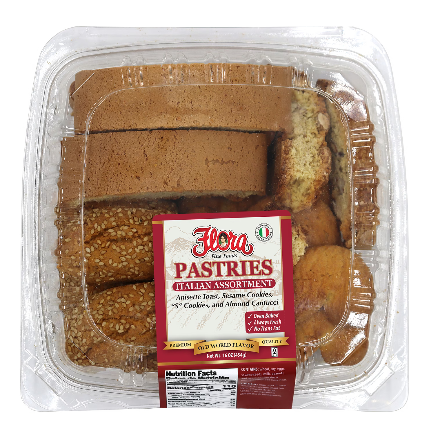 Italian Assortment - Anisette Toast, Sesame Cookies, S Cookies