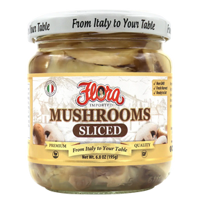 Mushrooms Natural Sliced In Water image 0