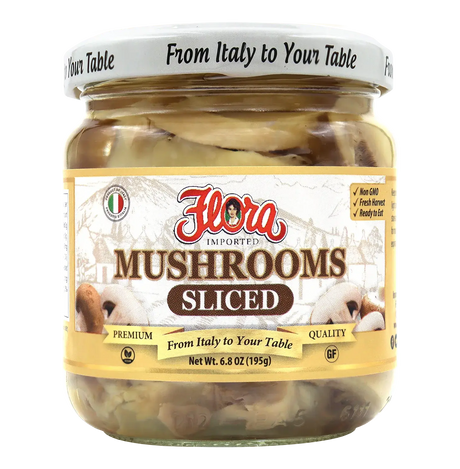 Mushrooms Natural Sliced In Water image 0
