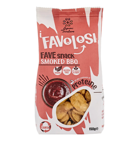 I Favolosi Fave Snack Smoked BBQ ‚Äì 150g image 0