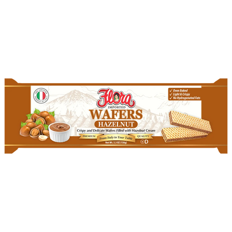 Hazelnut Wafers ‚Äì Crispy Italian Cookies image 0