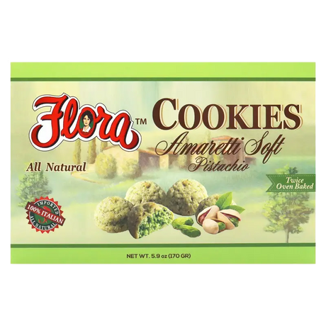 Amaretti Soft Cookies - Pistachio image 0