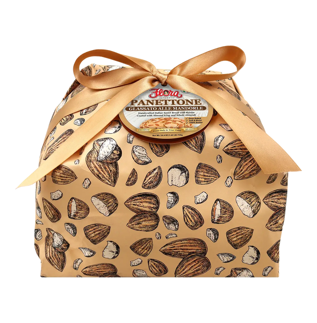 Handmade Panettone - Glazed with Almonds image 0