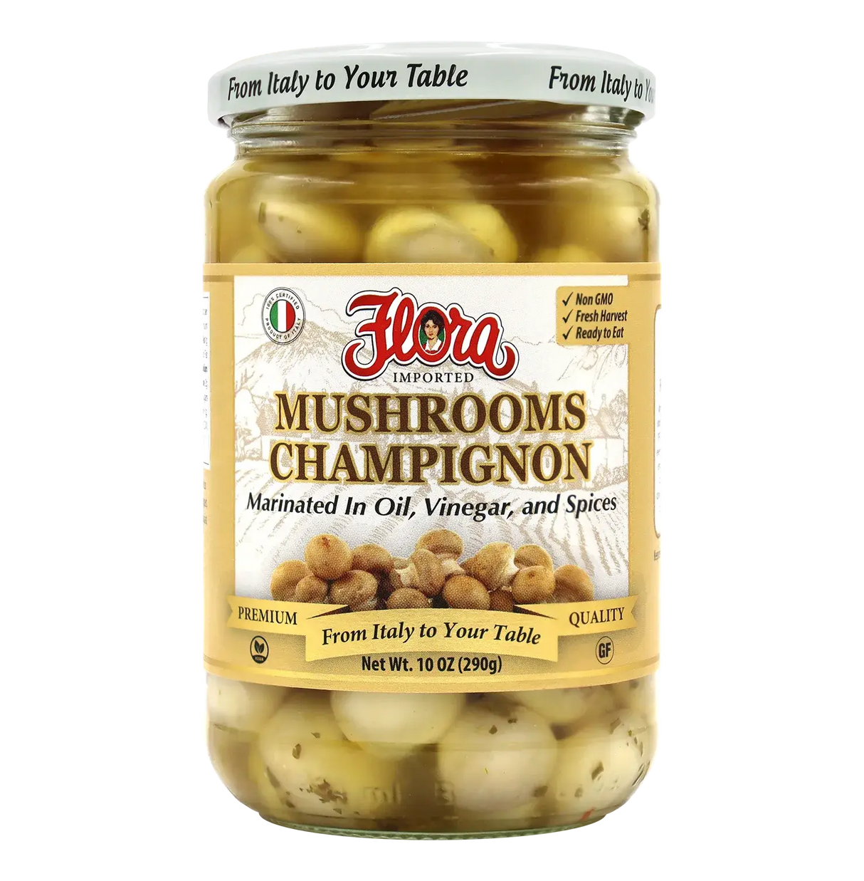 Mushrooms Champignon - Marinated in Oil, Vinegar, and Spices image 0