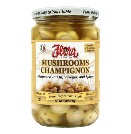 Mushrooms Champignon - Marinated in Oil, Vinegar, and Spices image 0