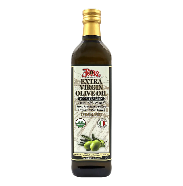 100% Italian Organic Extra Virgin Olive Oil - 25.4oz image 0