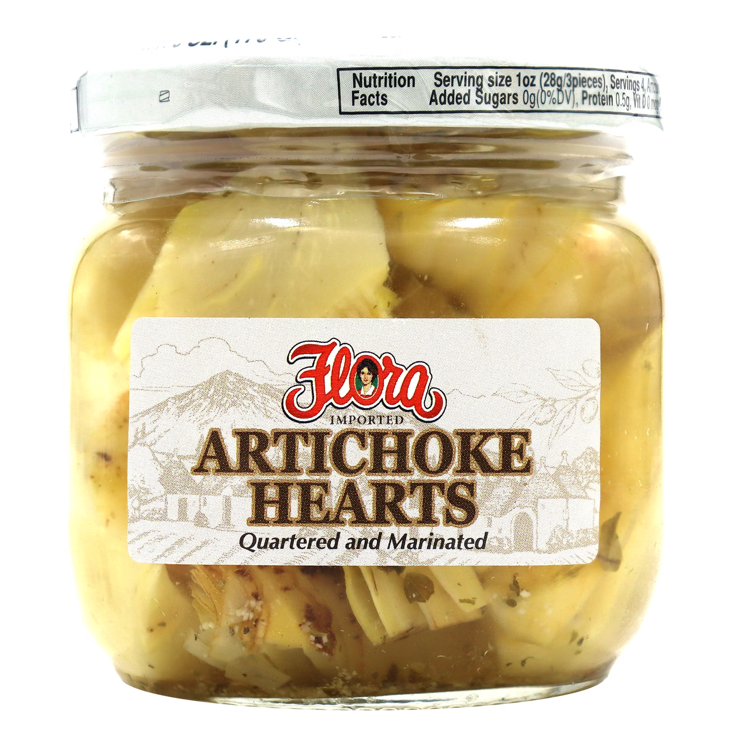 Artichoke Hearts Quartered & Marinated - 6oz – Flora Foods