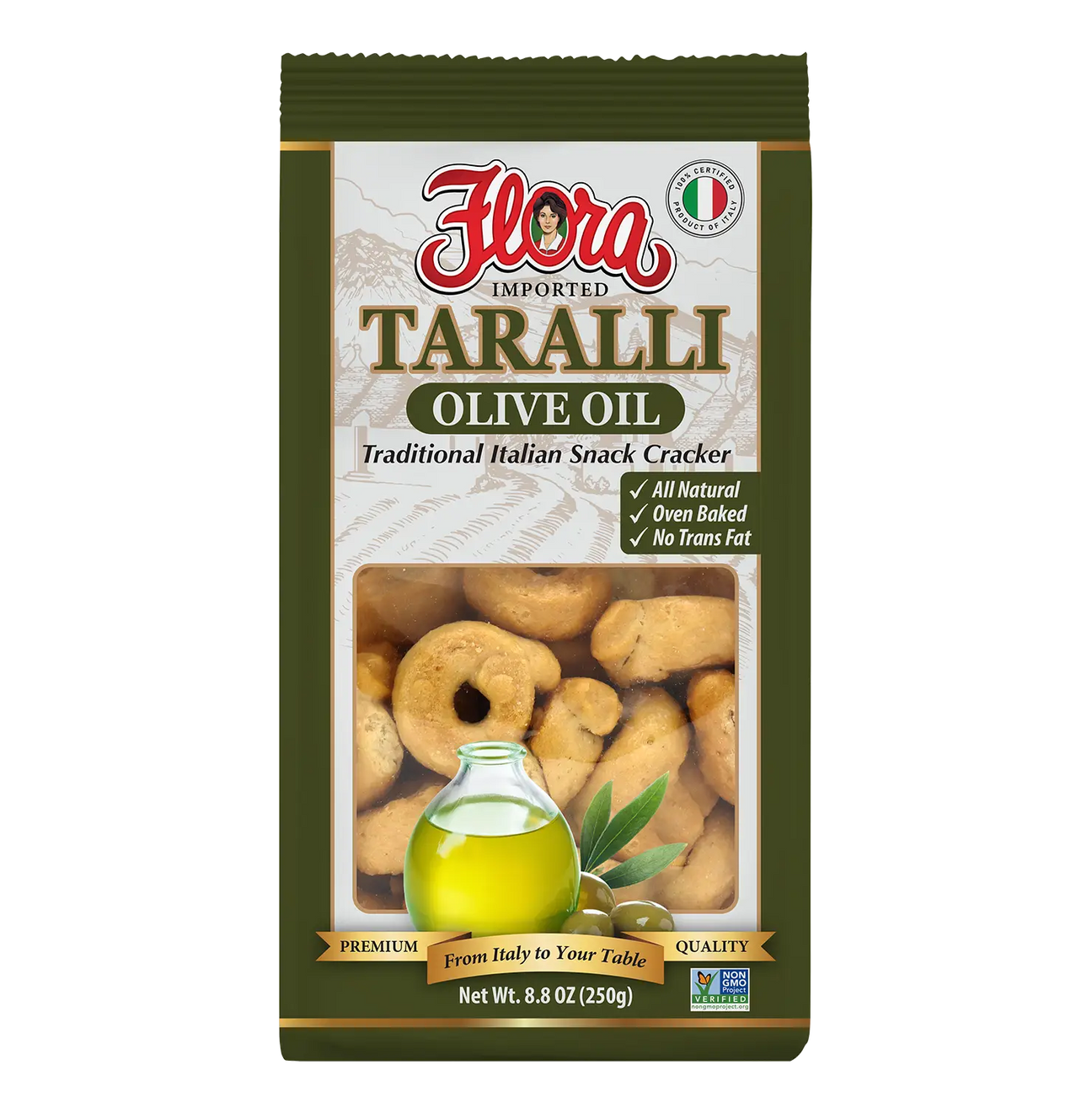 Taralli Olive Oil ‚Äì Italian Snack Crackers image 0